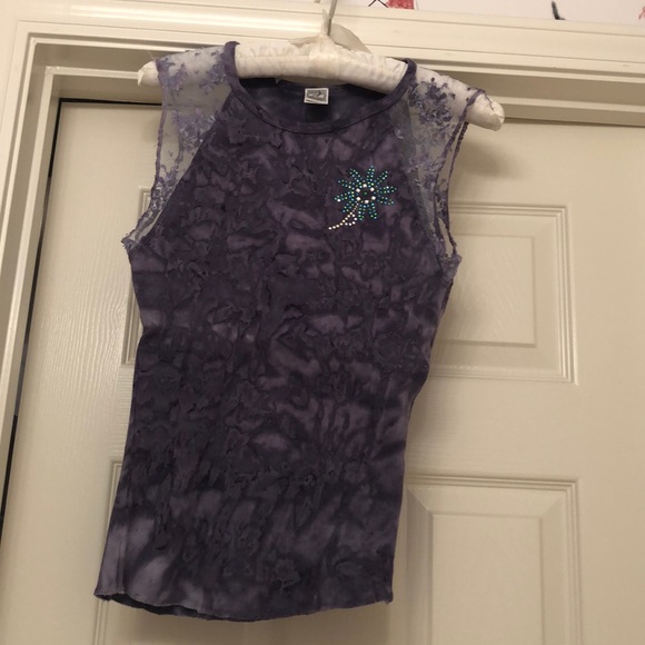 Purple tye dye look tank - Picture 4 of 6